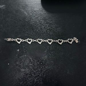 925 Silver Hearts Bracelet